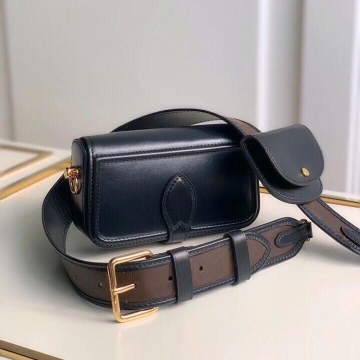 Genuine leather designer crossbody bags cross body bag twin set satchel fashion shoulder bag handbag for women men presbyopic mini shoulder bag lady dicky0750