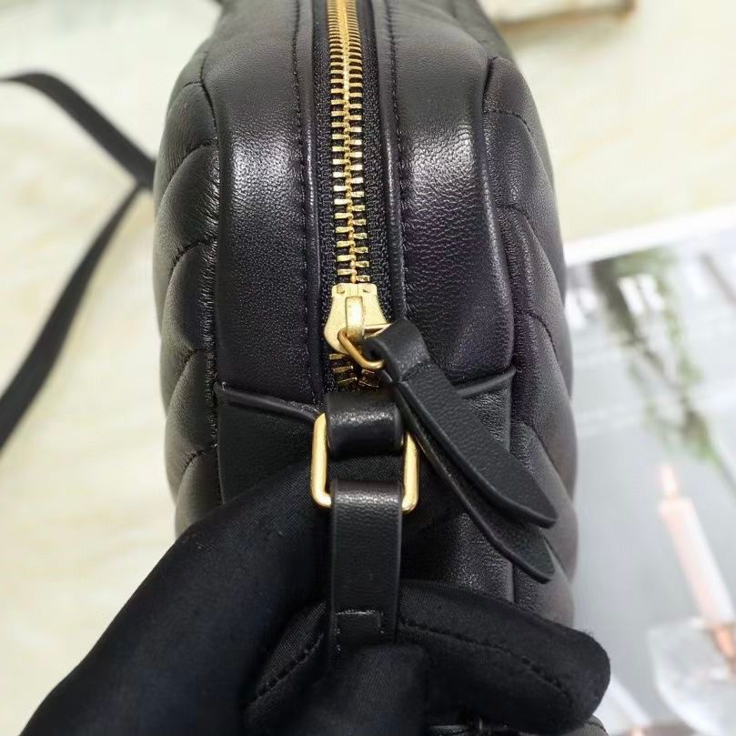 Genuine leather camera bags for women purse fashion shoulder bags cowhide handbag presbyopic card holder purse evening bag messenger women