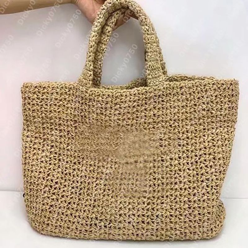 Designer bags summer bedding bag Straw For Women 2022 Luxury Handbags Knitting Lady Hand raffia girl Shoulder Messenger holiday beach Crochet purse tote dicky0750