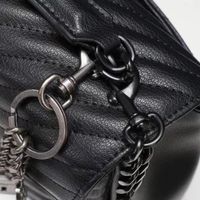black with black chain
