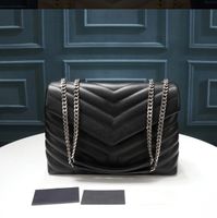 black with sliver chain
