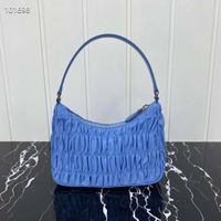 Ruched sky blue