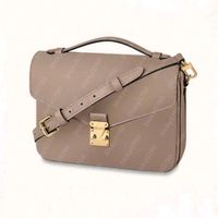 All gray embossed large one strap