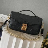 All Black embossed small with 2 strap