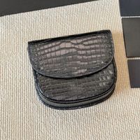 Crocodile Pattern Black