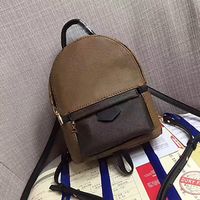 Mini size Khaki flower zipper inside