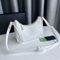 Leather hobo white