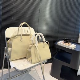 Designer Totes Bowling bag handbag leather handle Shell shopping bag fashionable large capacity tote bag single shoulder crossbody bag storage womens purse PRPU