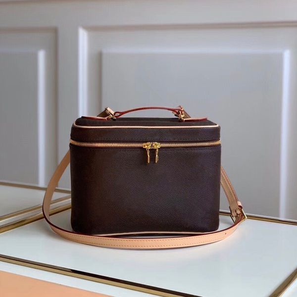 Wholesale Bucket bag for women classic Cosmetic Case leather women shoulder bag Tote handbag presbyopic purse makeup case purse Cosmetic bag