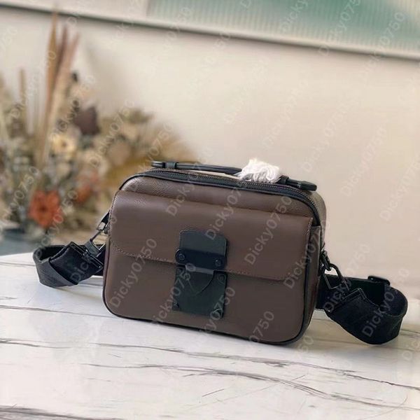 Mini Messenger bag designer shoulder bags Satchels for women S lock Fashion Cross Body Luxury leather handbags lady purse Detachable shoulder strap Flap Thread