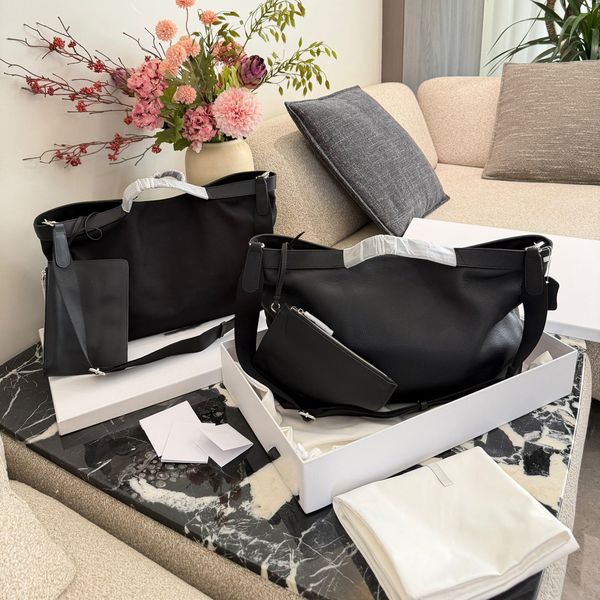 Designer Totes Genuine leather handle Canvas shopping bag for woman handbag casual fashionable large capacity tote bag shoulder crossbody bag womens purse PRPU