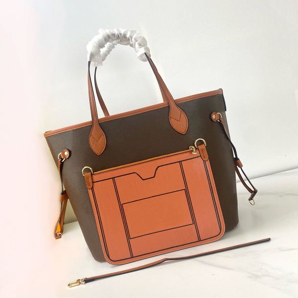 Designer Tote handbag Shopping Bags with purse classic Women Leather Shoulder Bag Inside Out tote leather Lady Womans purse Handbags totes Purse Messenger bag PRPU