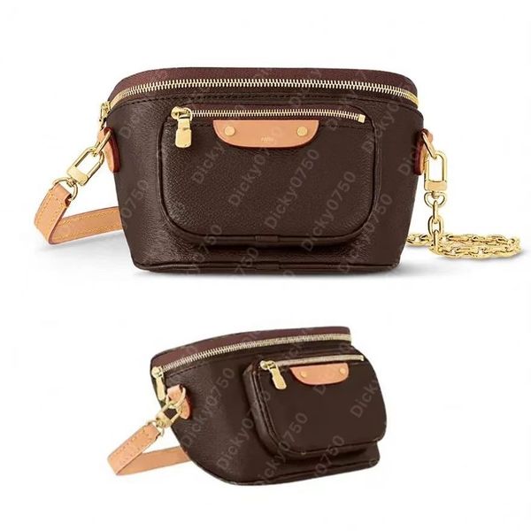 Designer bag bumbag women fanny pack luxury Belt bag crossbody side bags chain purse men Waist Bags sling Tasche pouch mini shoulder bag messenger dicky0750 handbag