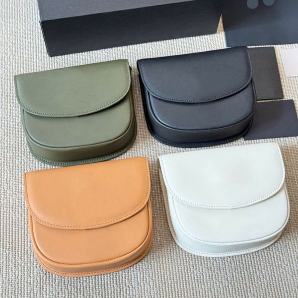 Designer flap saddle bag single shoulder bag Fashion crossbody bag underarm classic genuine leather luxury handbag womens purse shoulder bag baguette bag PRPU