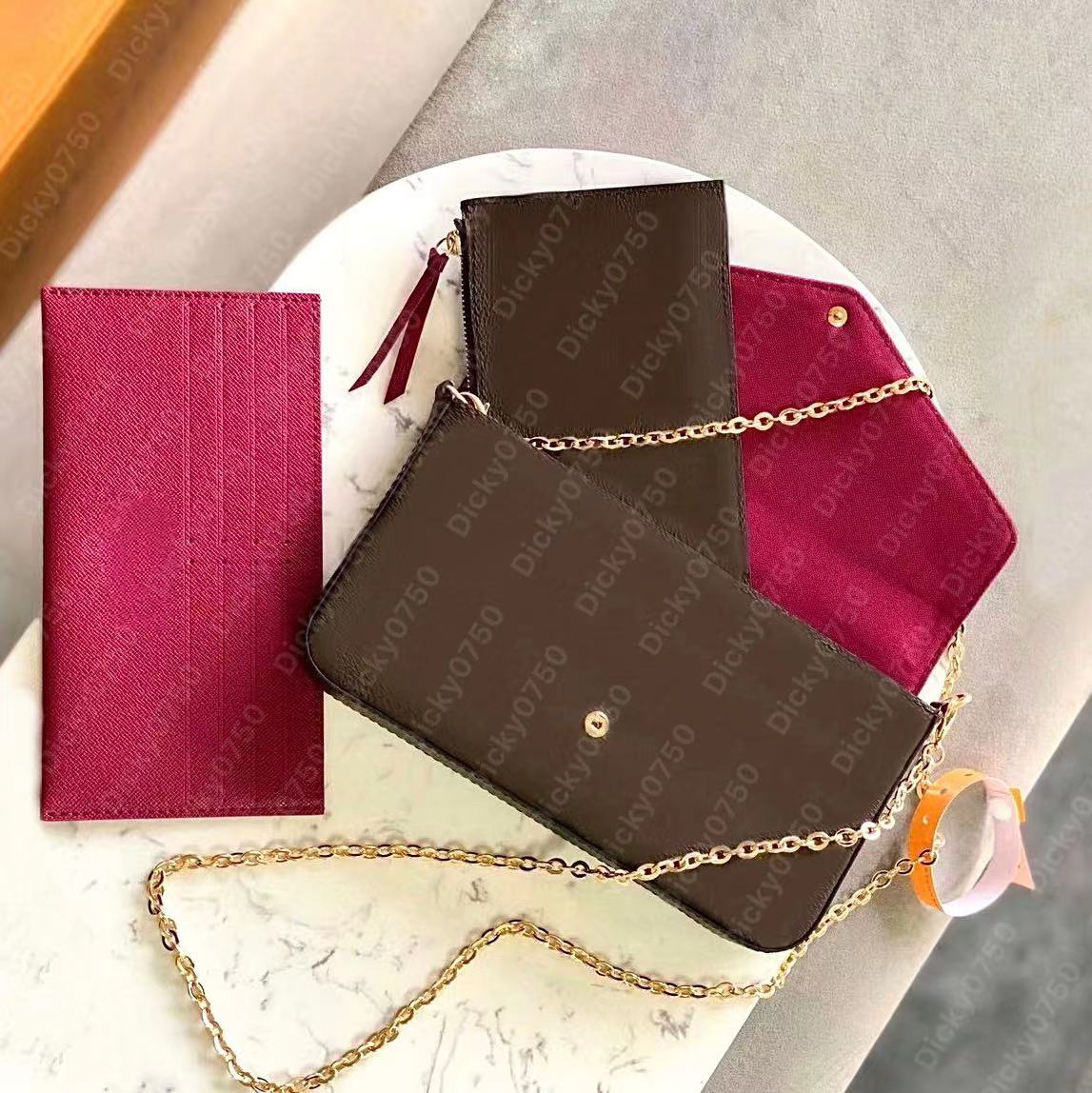 Leather clutch for women Evening Bags corss body card holder fashion chain purse lady shoulder bag handbag Clamshell mini package messenger handbags woman