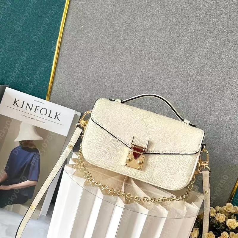 Metis east west Designer messenger bags small handbag Women Shoulder Crossbody Bag dicky0750 Satchel Flap metis bag genuine Leather sacoche chain clutch dicky