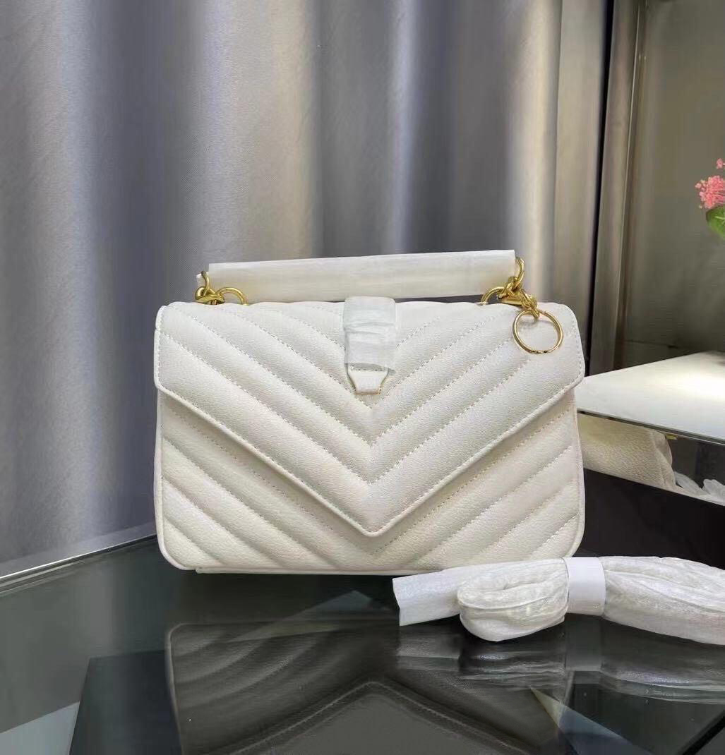Designer Handbags Bags Genuine leather handbag chain locks messenger bag Luxury Purse crossbody shoulder women dicky0750 fashion lady chains cowhide Clutch